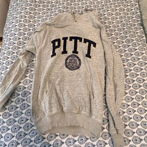 University of Pittsburgh Gray Knit Vintage Hoodie